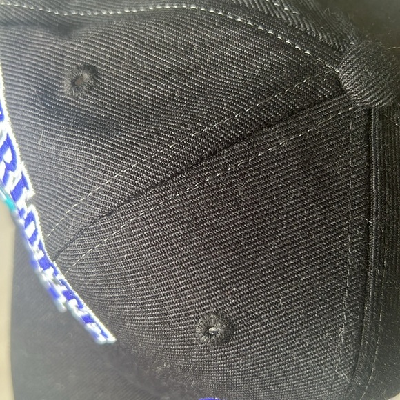 Mitchell & Ness Charlotte Hornet Hat Black Embroidered Patches Snap Back New OS - Picture 12 of 16